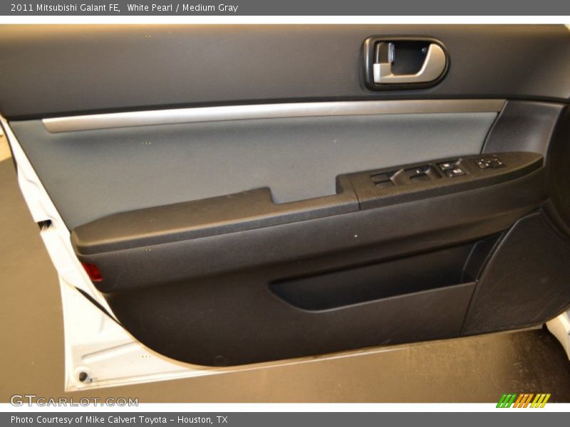 White Pearl / Medium Gray 2011 Mitsubishi Galant FE