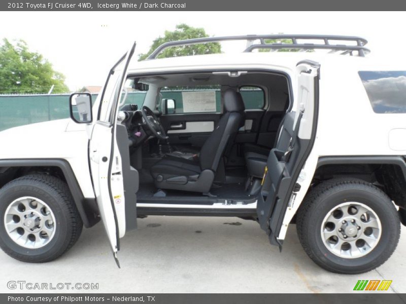 Iceberg White / Dark Charcoal 2012 Toyota FJ Cruiser 4WD