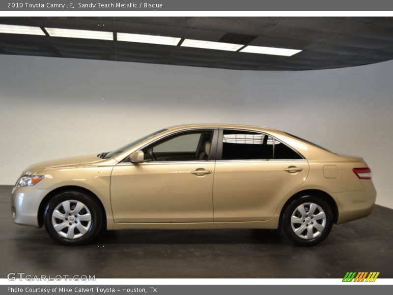 Sandy Beach Metallic / Bisque 2010 Toyota Camry LE