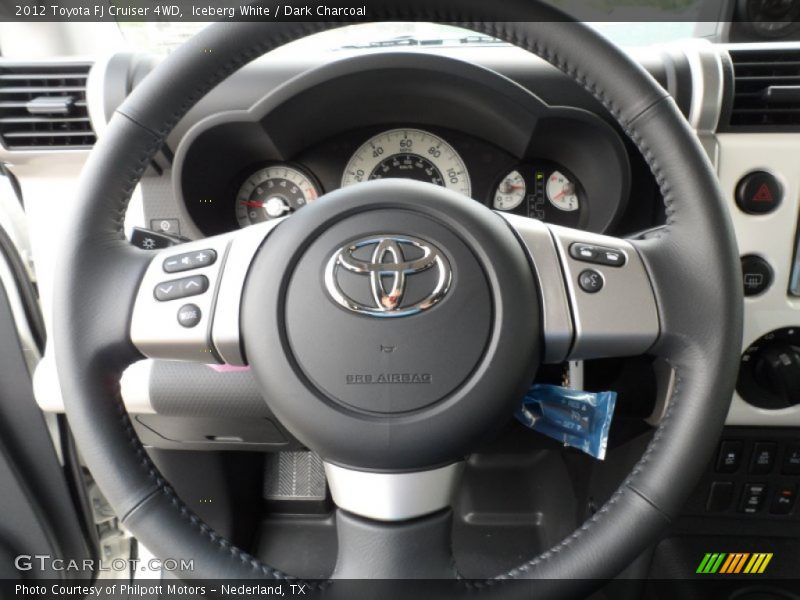 Iceberg White / Dark Charcoal 2012 Toyota FJ Cruiser 4WD