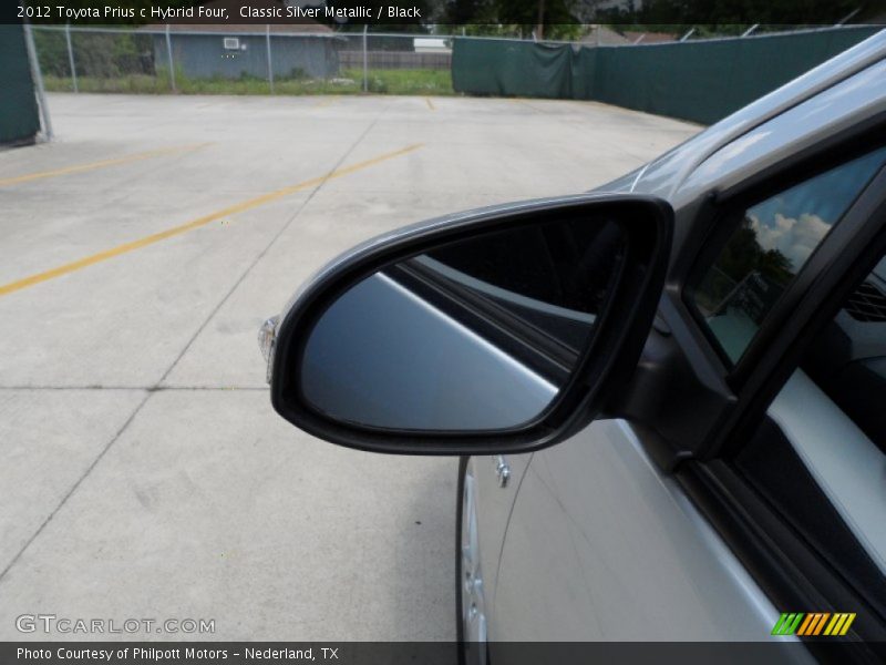 Classic Silver Metallic / Black 2012 Toyota Prius c Hybrid Four