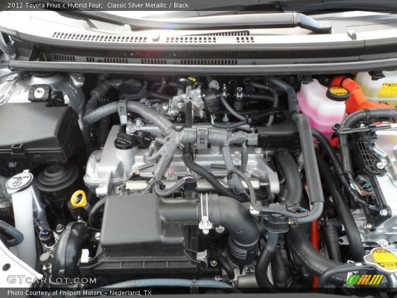 Classic Silver Metallic / Black 2012 Toyota Prius c Hybrid Four