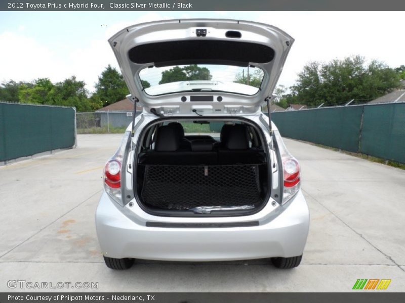 Classic Silver Metallic / Black 2012 Toyota Prius c Hybrid Four