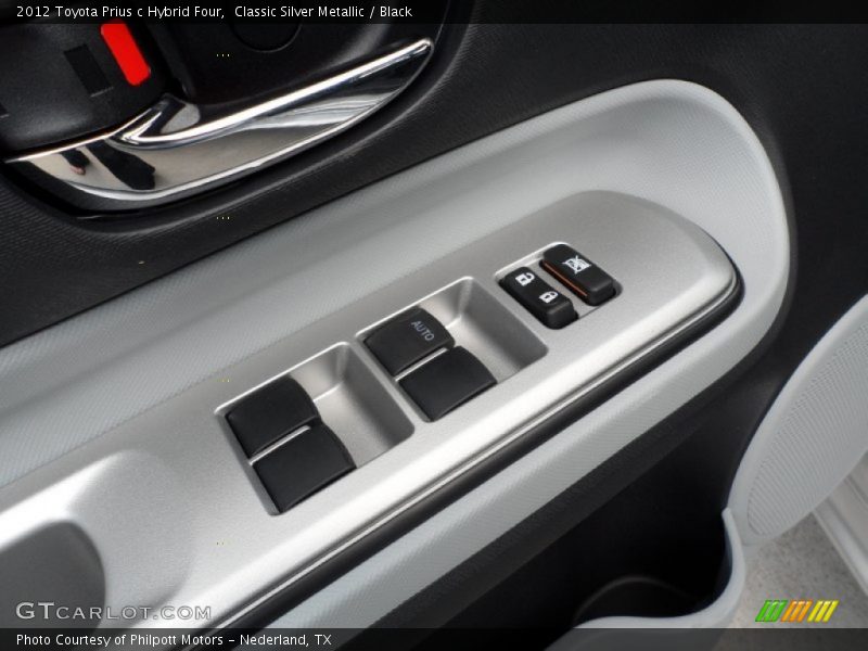 Classic Silver Metallic / Black 2012 Toyota Prius c Hybrid Four