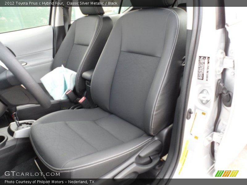 Classic Silver Metallic / Black 2012 Toyota Prius c Hybrid Four