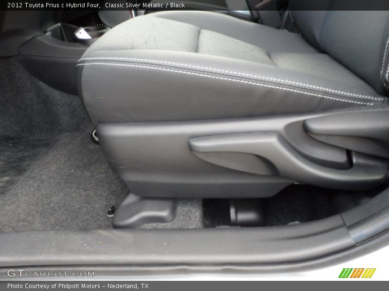 Classic Silver Metallic / Black 2012 Toyota Prius c Hybrid Four