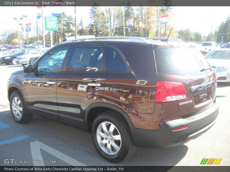Dark Cherry / Black 2011 Kia Sorento LX