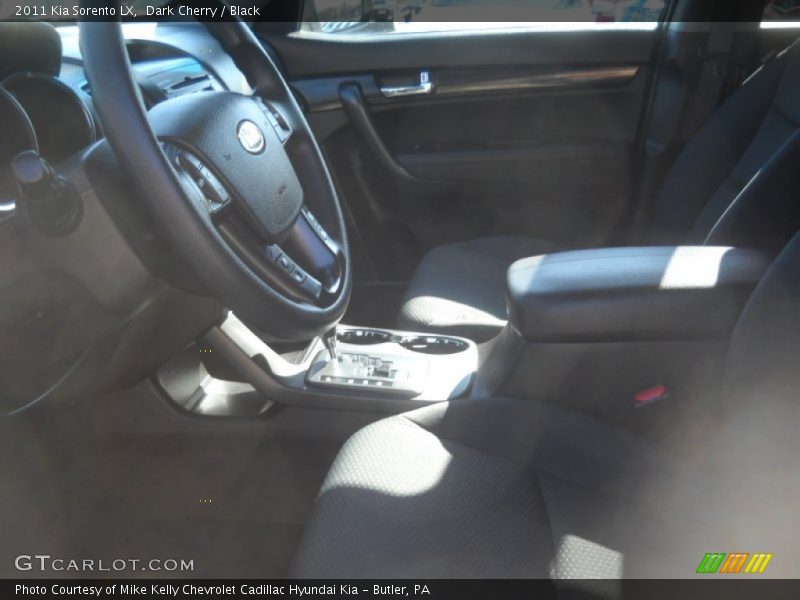Dark Cherry / Black 2011 Kia Sorento LX