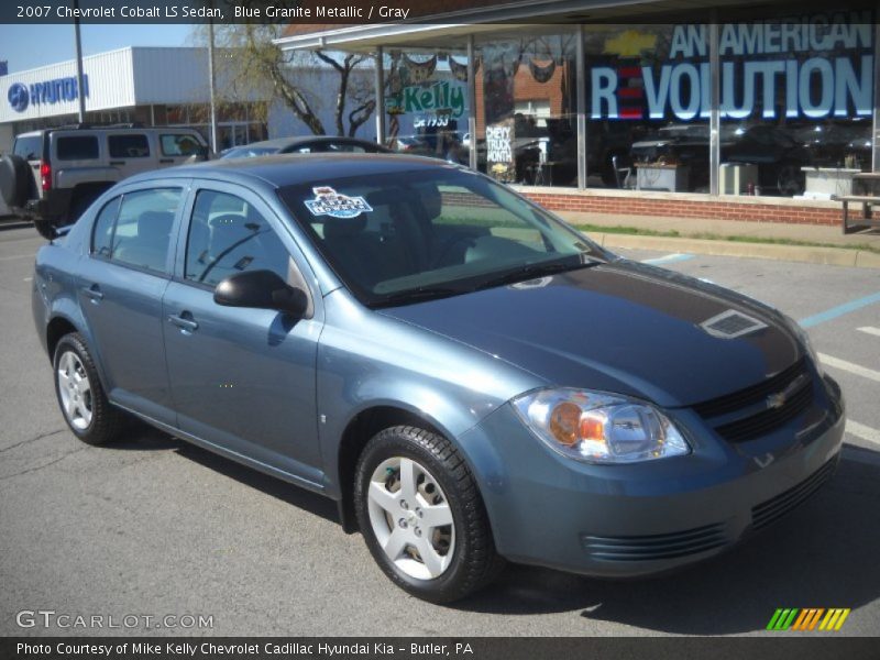 Blue Granite Metallic / Gray 2007 Chevrolet Cobalt LS Sedan