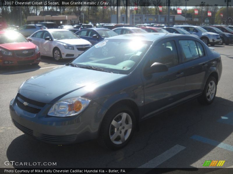 Blue Granite Metallic / Gray 2007 Chevrolet Cobalt LS Sedan