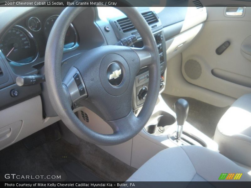 Blue Granite Metallic / Gray 2007 Chevrolet Cobalt LS Sedan