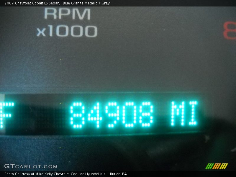 Blue Granite Metallic / Gray 2007 Chevrolet Cobalt LS Sedan