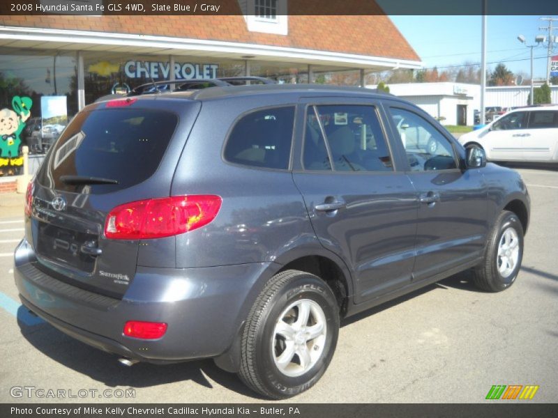 Slate Blue / Gray 2008 Hyundai Santa Fe GLS 4WD