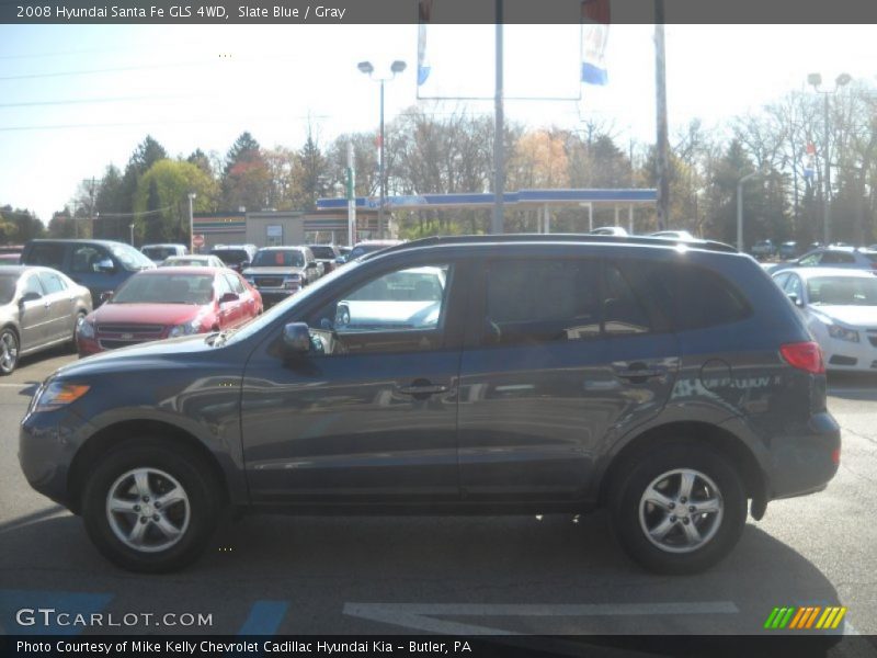 Slate Blue / Gray 2008 Hyundai Santa Fe GLS 4WD