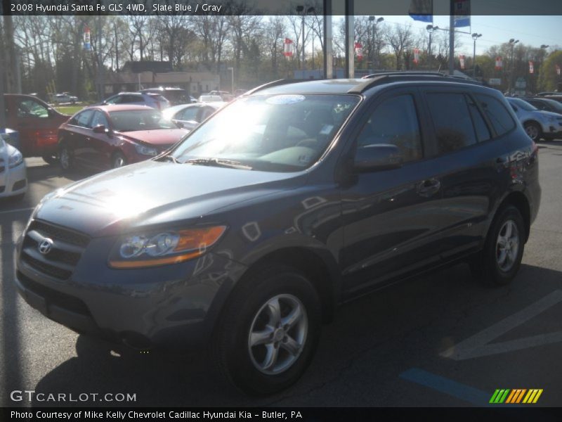Slate Blue / Gray 2008 Hyundai Santa Fe GLS 4WD