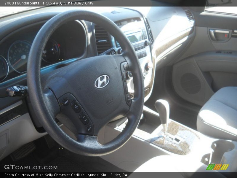Slate Blue / Gray 2008 Hyundai Santa Fe GLS 4WD