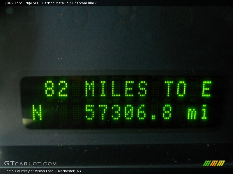 Carbon Metallic / Charcoal Black 2007 Ford Edge SEL