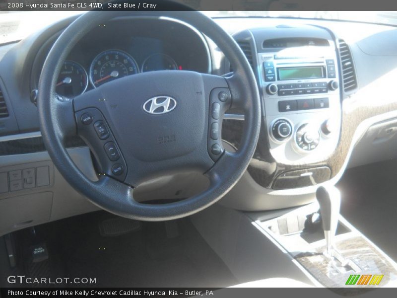 Slate Blue / Gray 2008 Hyundai Santa Fe GLS 4WD