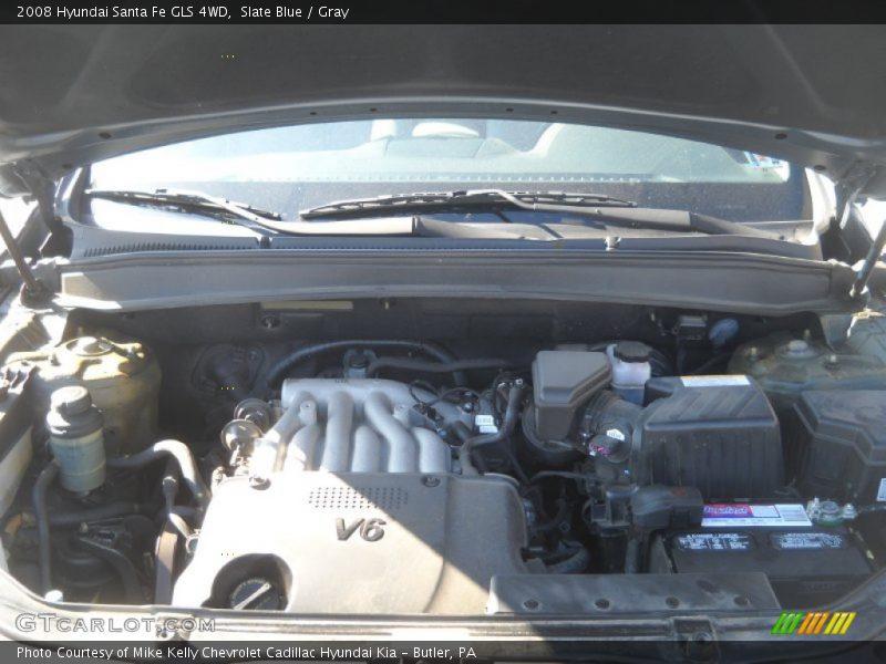 Slate Blue / Gray 2008 Hyundai Santa Fe GLS 4WD