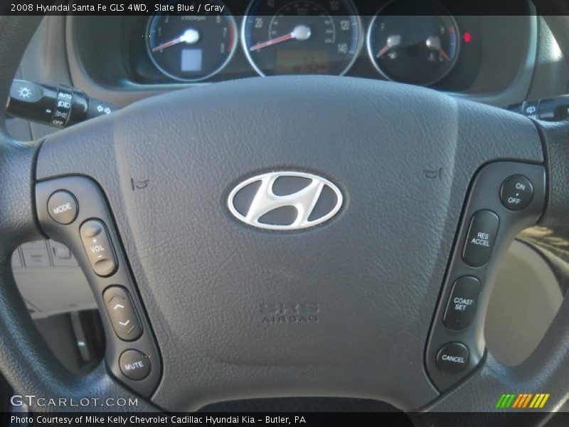 Slate Blue / Gray 2008 Hyundai Santa Fe GLS 4WD