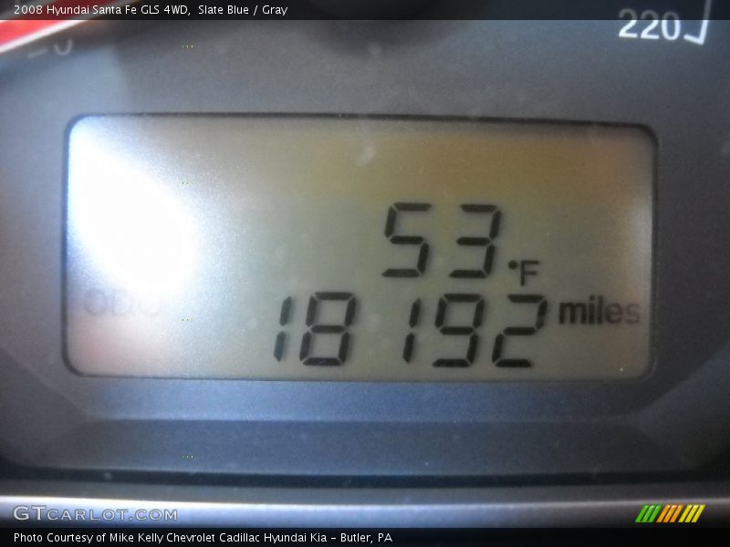 Slate Blue / Gray 2008 Hyundai Santa Fe GLS 4WD