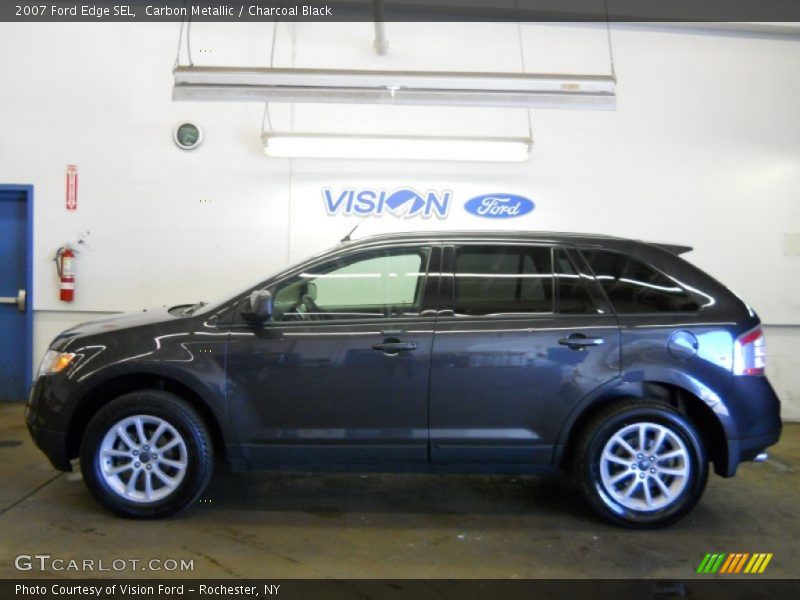 Carbon Metallic / Charcoal Black 2007 Ford Edge SEL