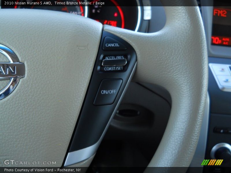 Tinted Bronze Metallic / Beige 2010 Nissan Murano S AWD