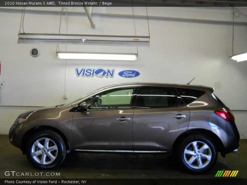 Tinted Bronze Metallic / Beige 2010 Nissan Murano S AWD