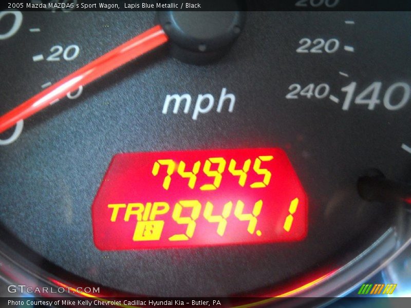 Lapis Blue Metallic / Black 2005 Mazda MAZDA6 s Sport Wagon