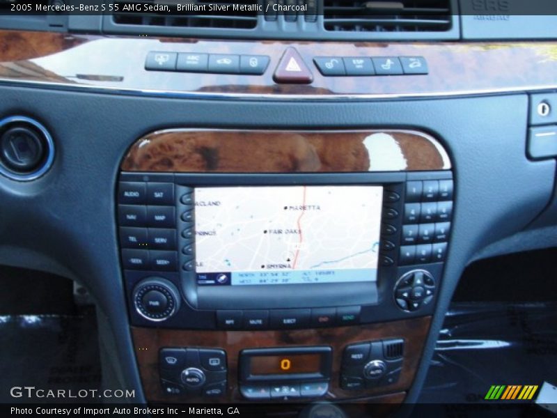 Controls of 2005 S 55 AMG Sedan