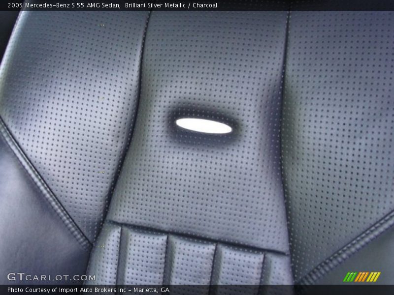 Brilliant Silver Metallic / Charcoal 2005 Mercedes-Benz S 55 AMG Sedan