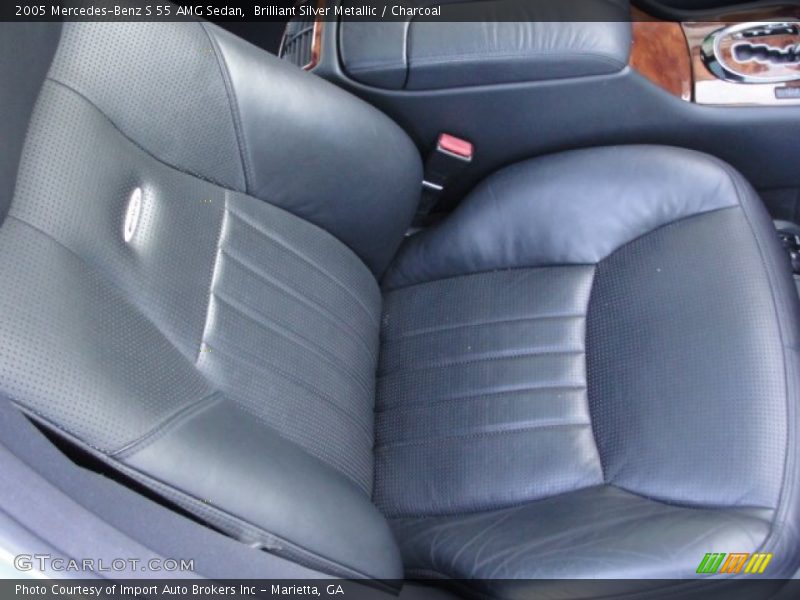 Brilliant Silver Metallic / Charcoal 2005 Mercedes-Benz S 55 AMG Sedan
