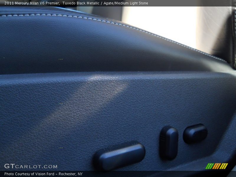 Tuxedo Black Metallic / Agate/Medium Light Stone 2011 Mercury Milan V6 Premier