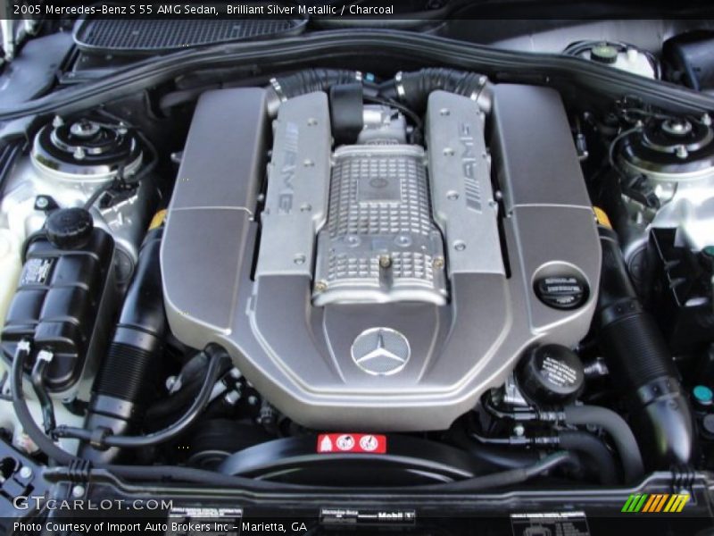  2005 S 55 AMG Sedan Engine - 5.4 Liter AMG Supercharged SOHC 24-Valve V8