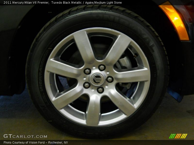 Tuxedo Black Metallic / Agate/Medium Light Stone 2011 Mercury Milan V6 Premier