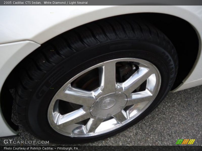White Diamond / Light Neutral 2005 Cadillac CTS Sedan