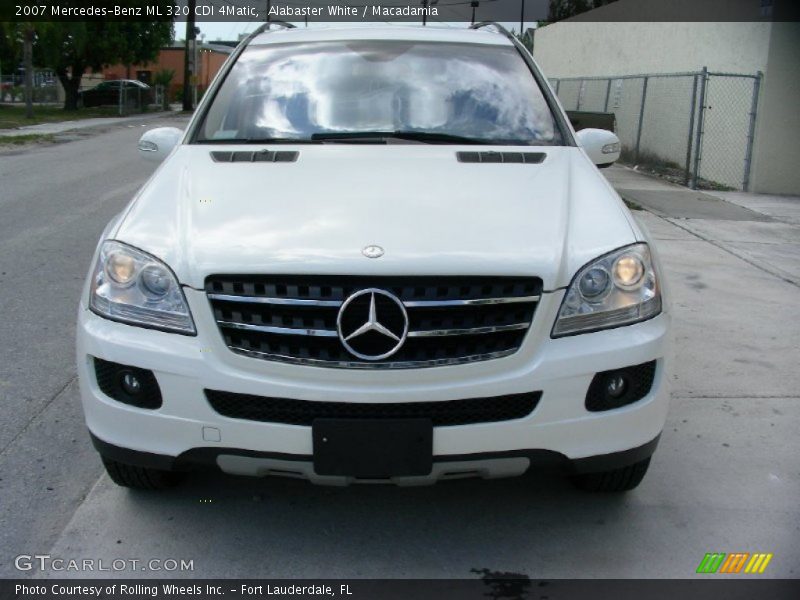 Alabaster White / Macadamia 2007 Mercedes-Benz ML 320 CDI 4Matic