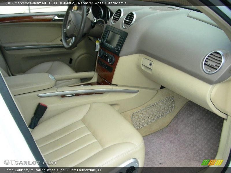 Alabaster White / Macadamia 2007 Mercedes-Benz ML 320 CDI 4Matic