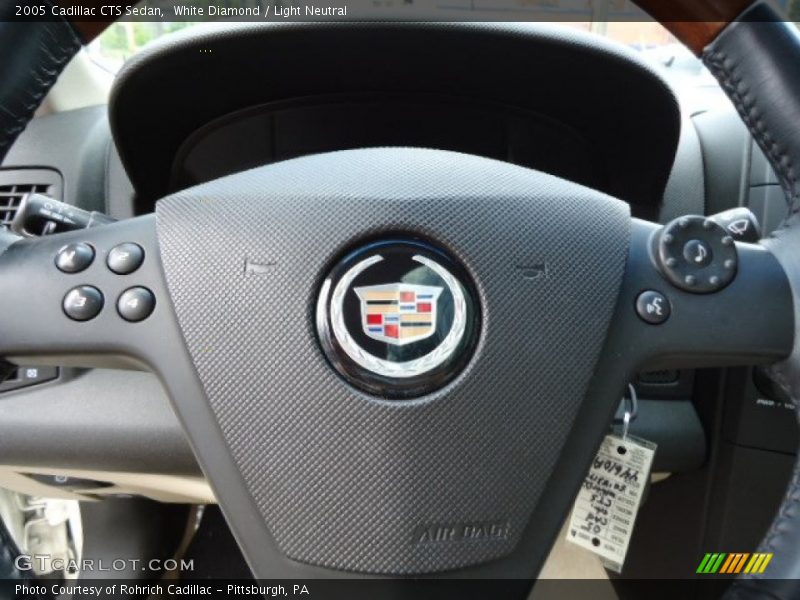White Diamond / Light Neutral 2005 Cadillac CTS Sedan