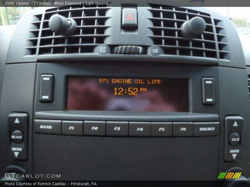 White Diamond / Light Neutral 2005 Cadillac CTS Sedan