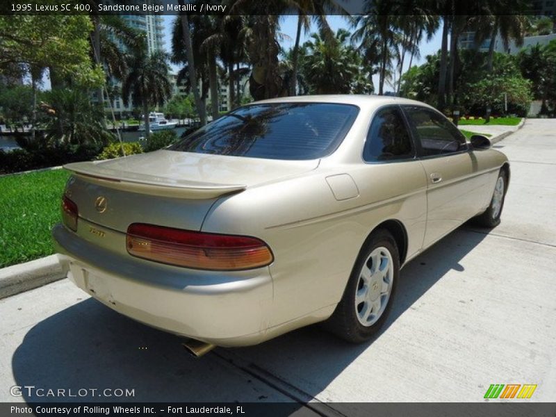 Sandstone Beige Metallic / Ivory 1995 Lexus SC 400
