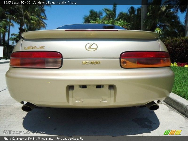 Sandstone Beige Metallic / Ivory 1995 Lexus SC 400