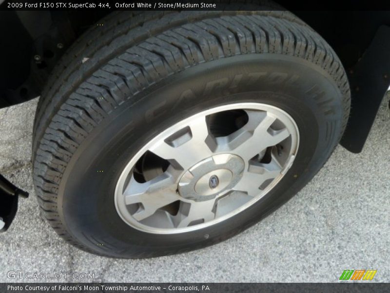 Oxford White / Stone/Medium Stone 2009 Ford F150 STX SuperCab 4x4