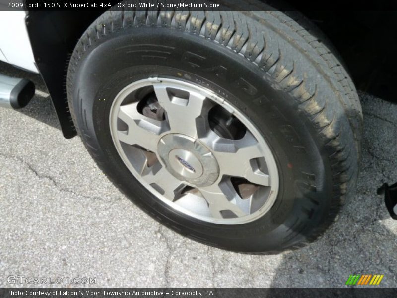 Oxford White / Stone/Medium Stone 2009 Ford F150 STX SuperCab 4x4