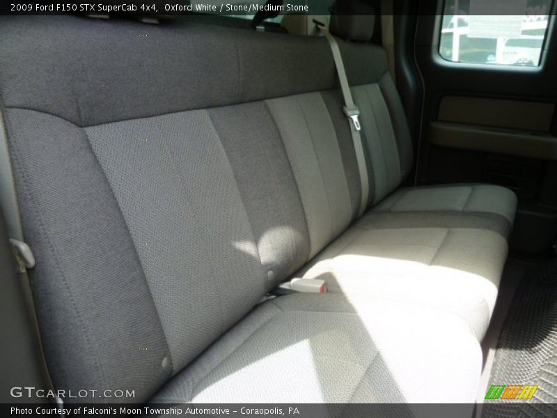 Oxford White / Stone/Medium Stone 2009 Ford F150 STX SuperCab 4x4