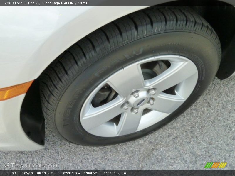 Light Sage Metallic / Camel 2008 Ford Fusion SE