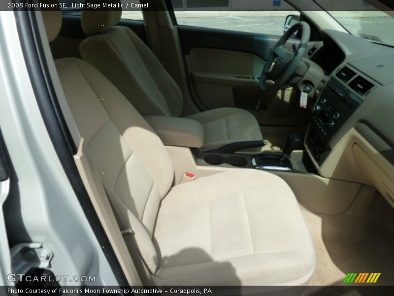 Light Sage Metallic / Camel 2008 Ford Fusion SE
