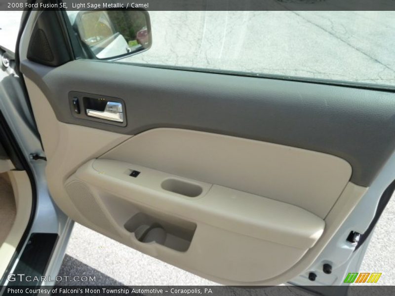 Light Sage Metallic / Camel 2008 Ford Fusion SE