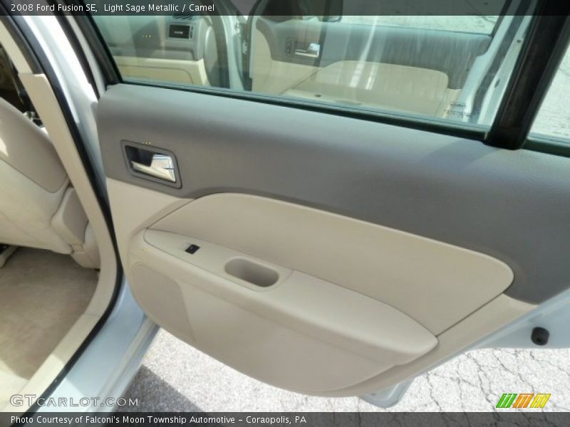 Light Sage Metallic / Camel 2008 Ford Fusion SE