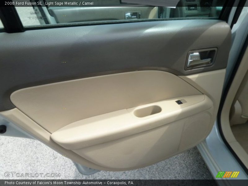 Light Sage Metallic / Camel 2008 Ford Fusion SE